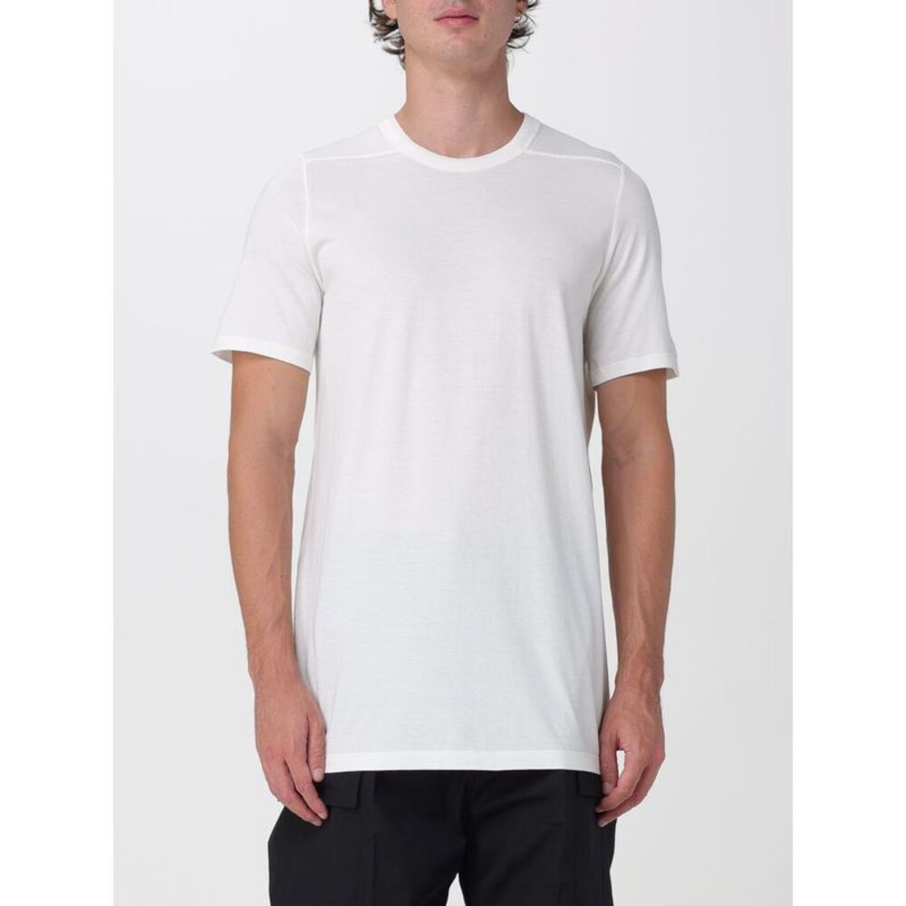 Rick Owens Men Contemporary Design Crew Neck T-Shirt Rick Owens In Pure Cotton